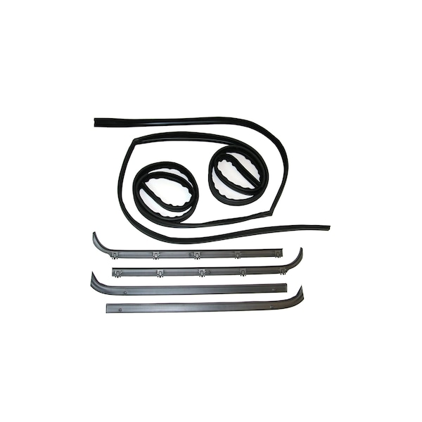 Fairchild Industries Kf1001 - 1980-1986 Ford Bronco Belt Weatherstrip- Window Channel Kit KF1001 - main